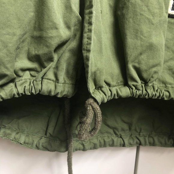 ZARA Womens Army Green Sticker Jacket - Picture 10 of 10